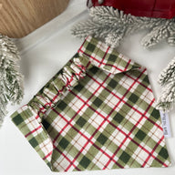 Christmas Tree Plaid Bandana