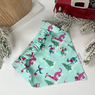 Christmas Dino Bandana