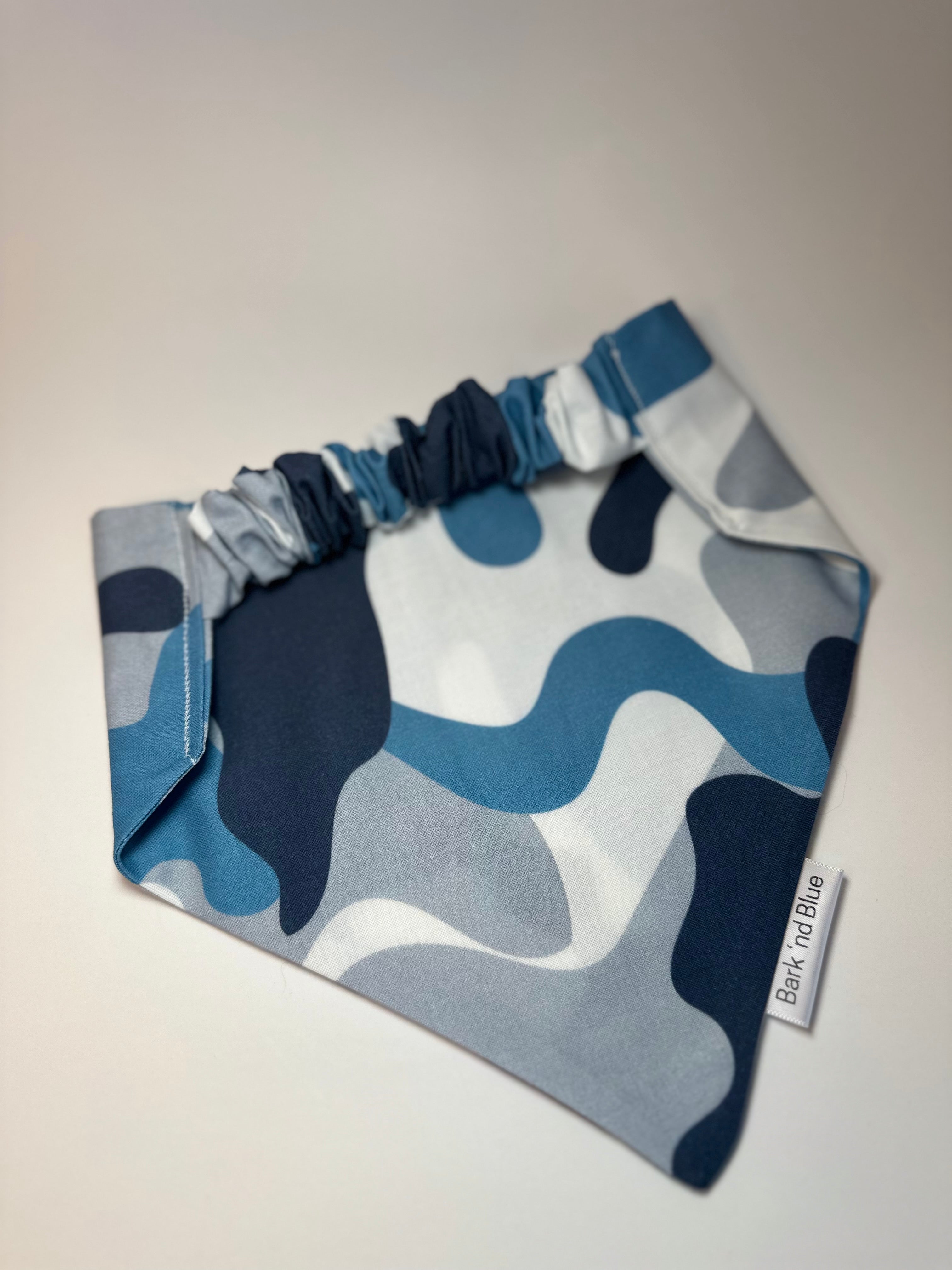 Blue Camo Bandana