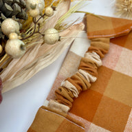 Pumpkin Plaid Bandana