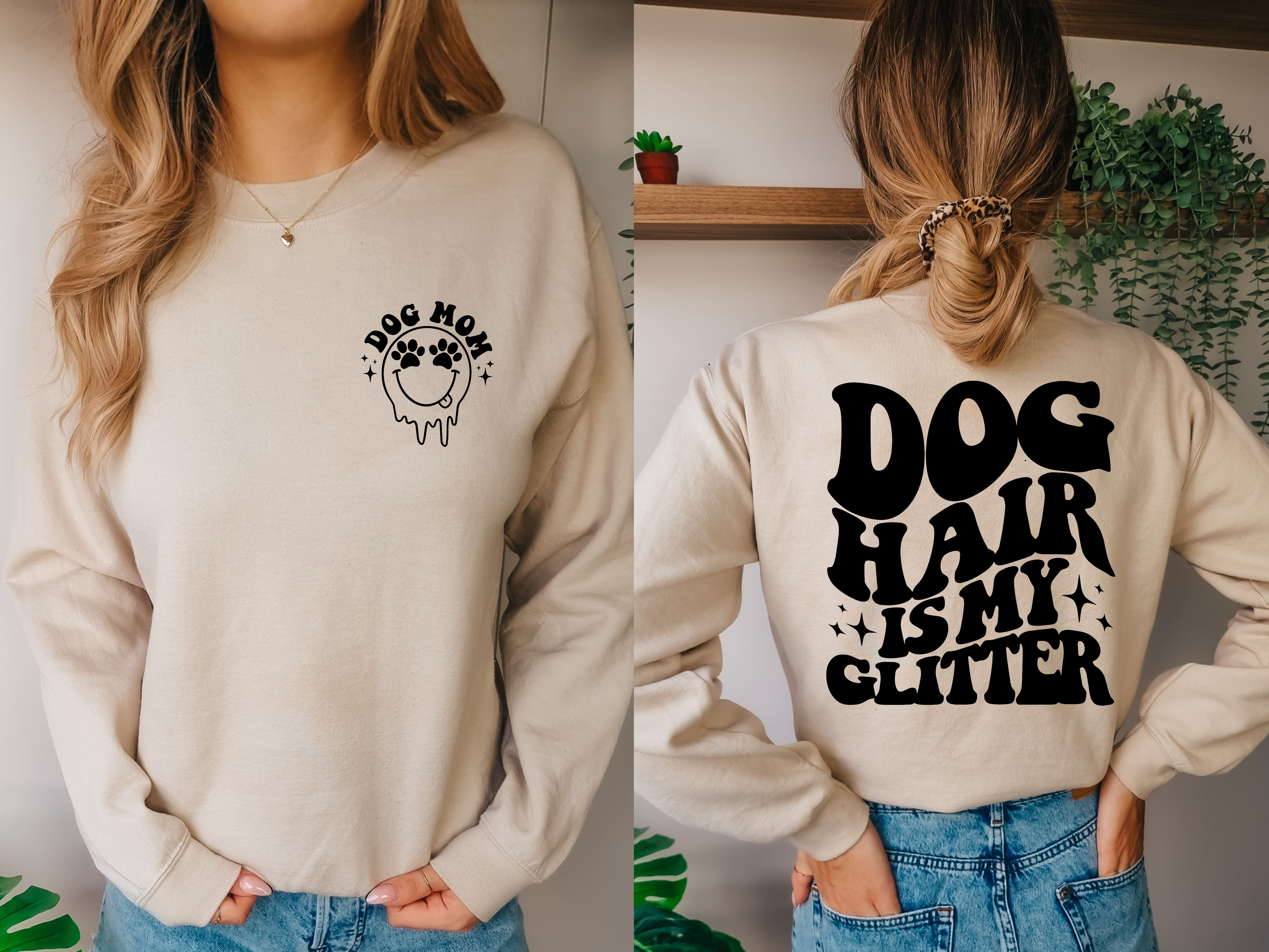 Dog Hair is my Glitter Crewneck