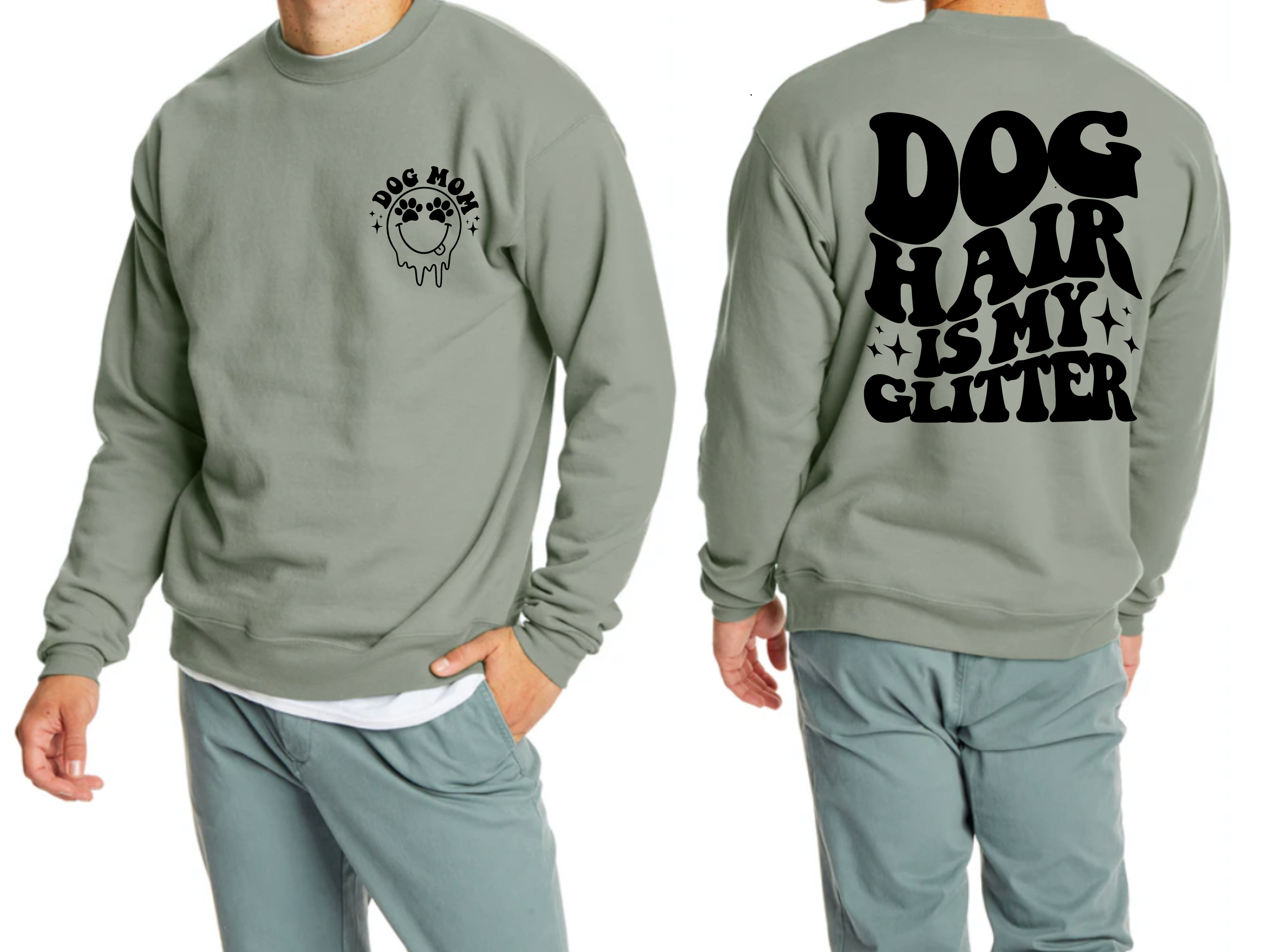 Dog Hair is my Glitter Crewneck