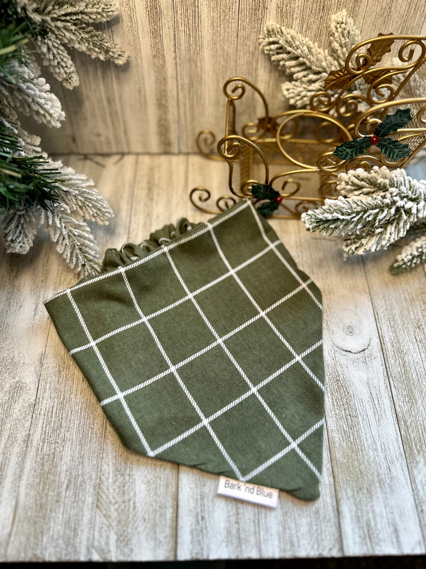 Plaid Time Bandana