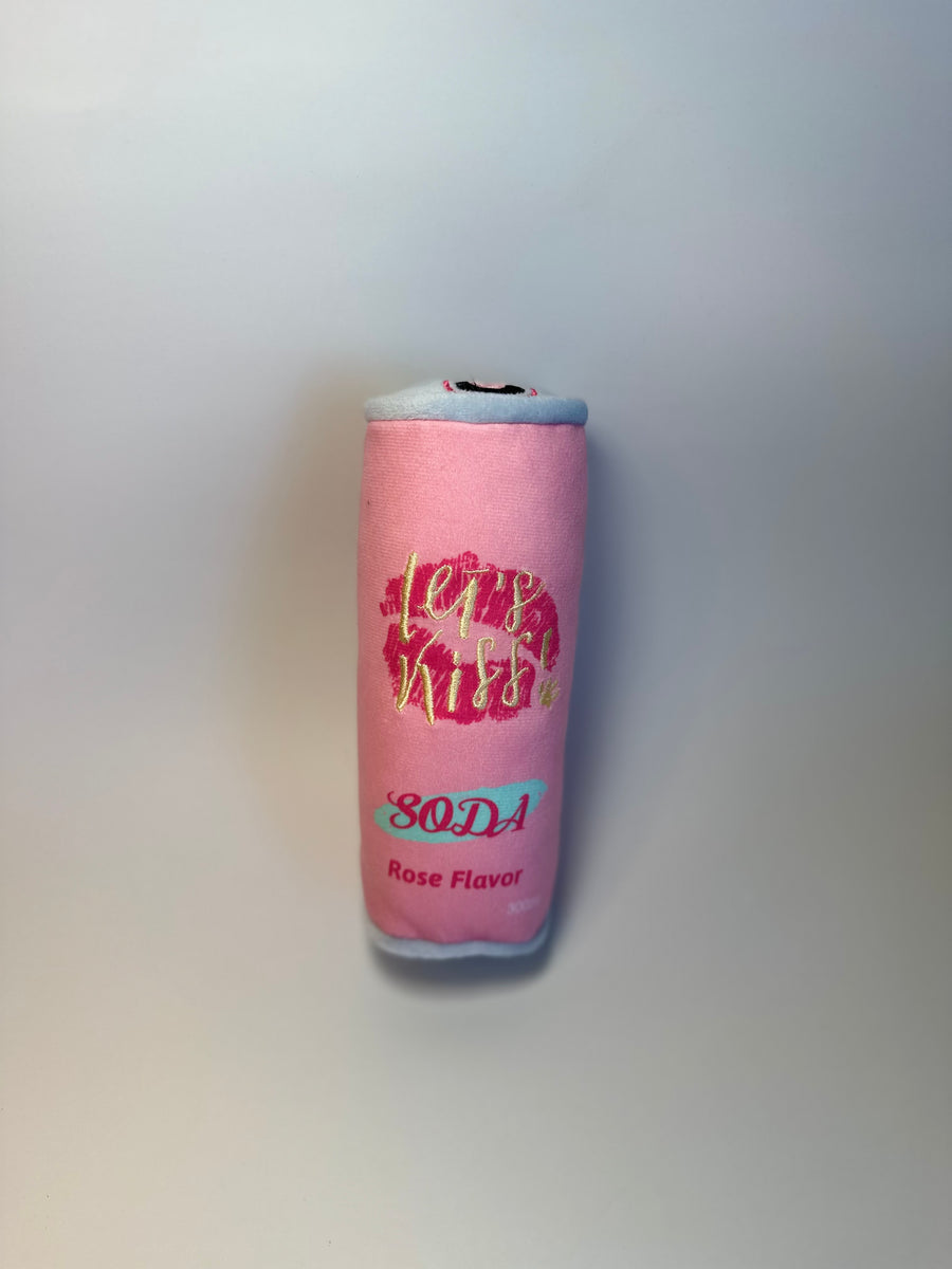 Pink Soda Squeaky Toy