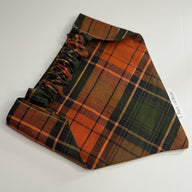 Pumpkin-plaid Bandana