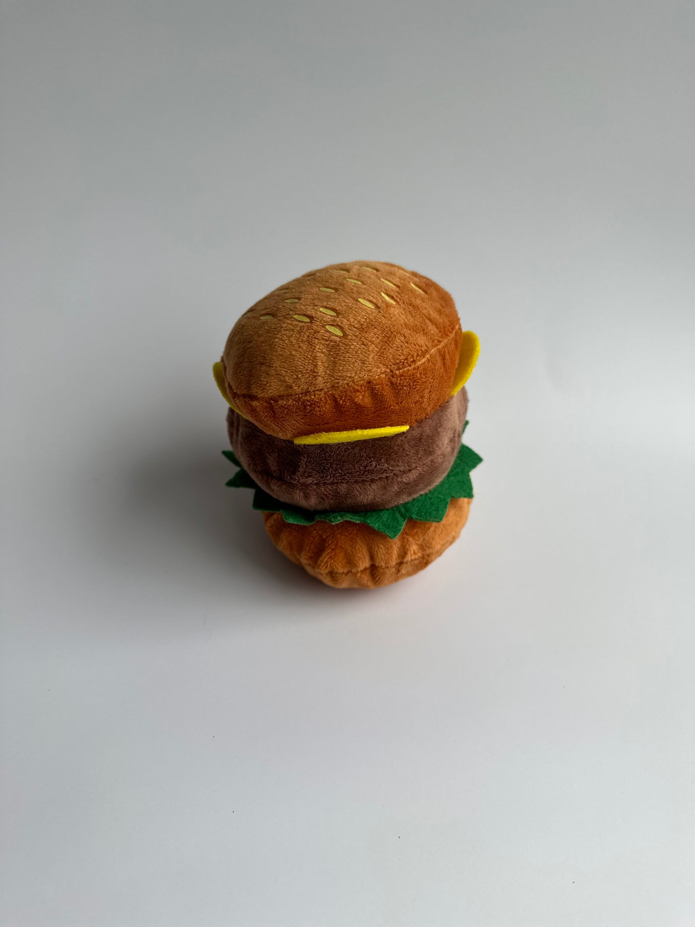 Cheeseburger Squeaky Toy