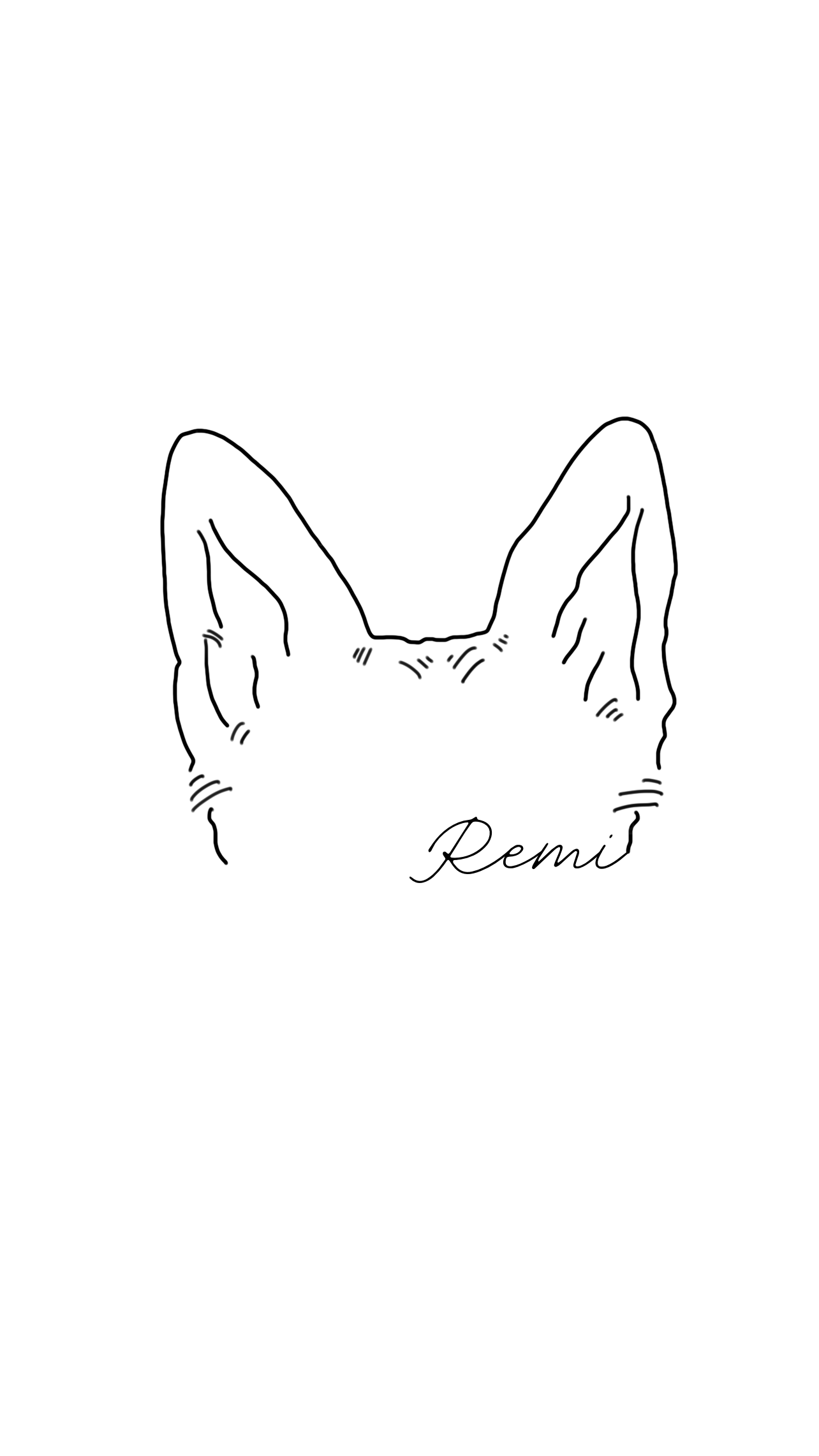 Custom Animal Ear Crewneck