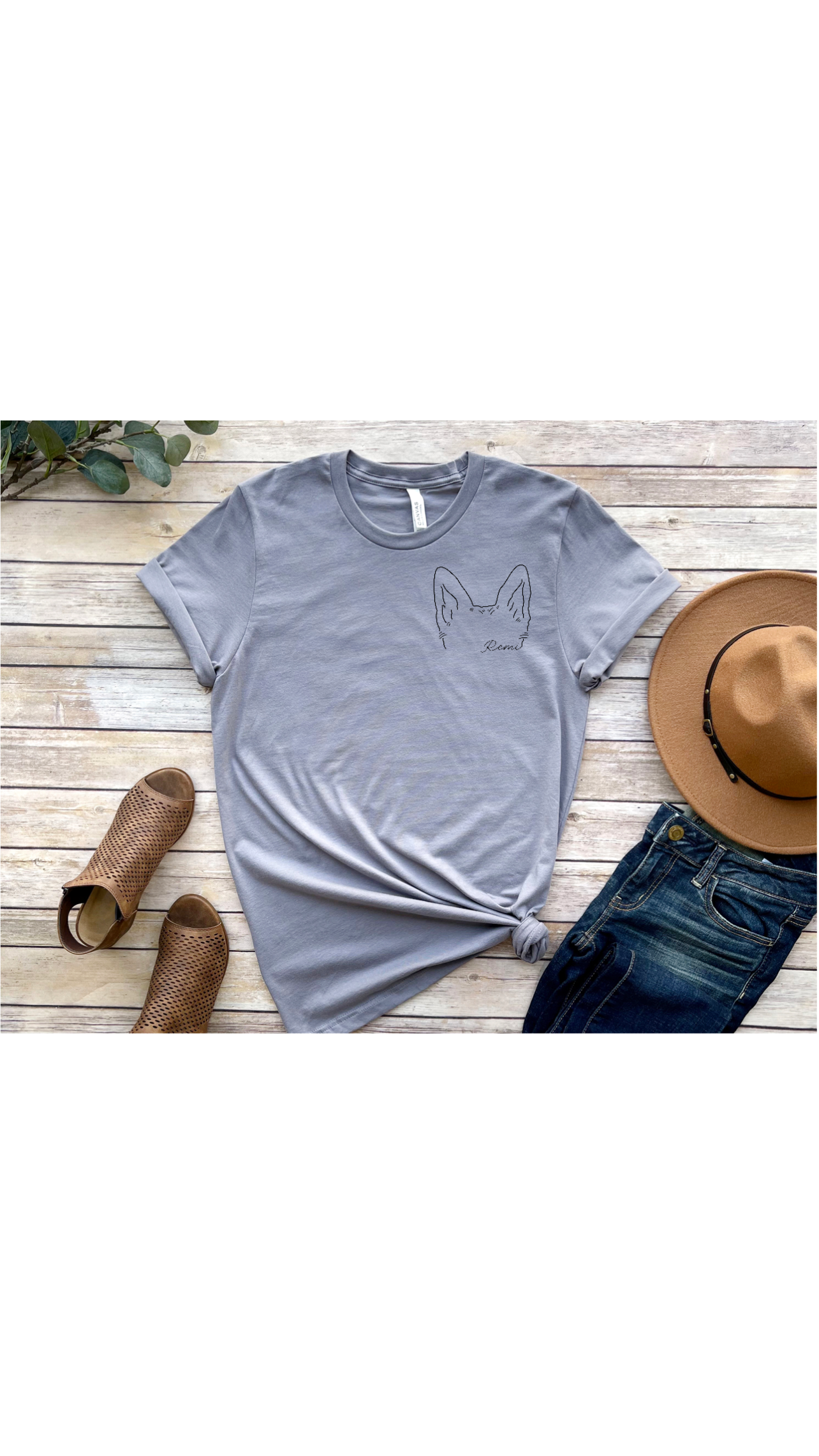 Custom Animal Ear T-Shirt