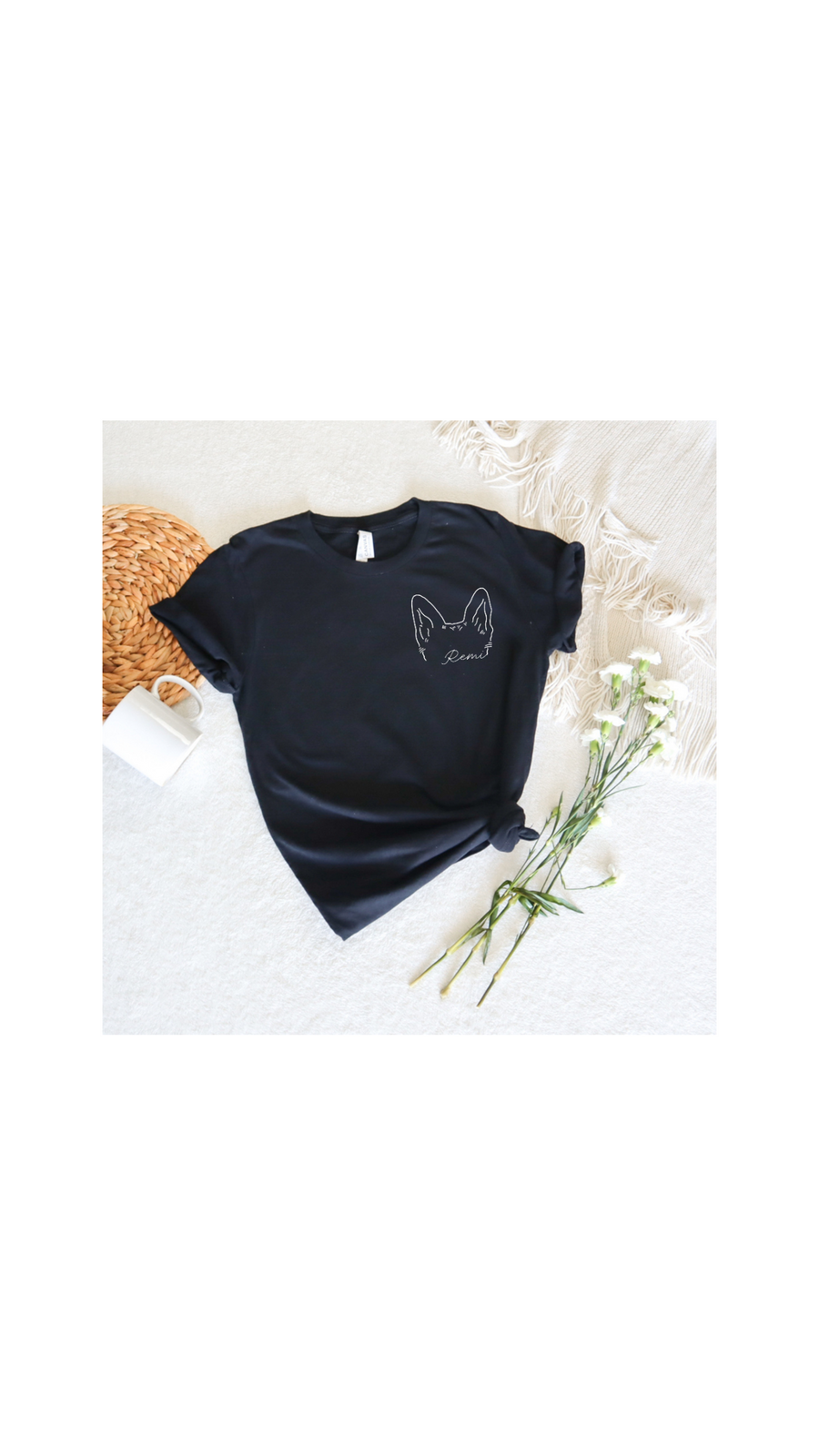 Custom Animal Ear T-Shirt