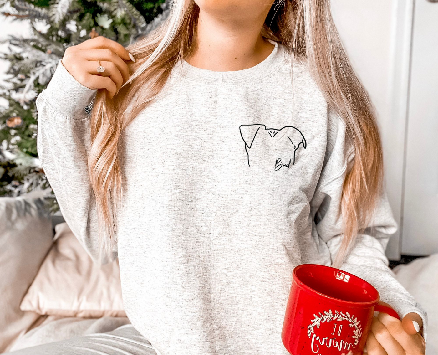 Custom Animal Ear Crewneck
